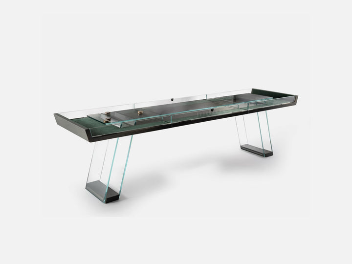 Scivolo Wood Shuffleboard Table by Impatia detail