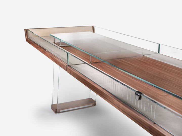 Scivolo Wood Shuffleboard Table by Impatia detail