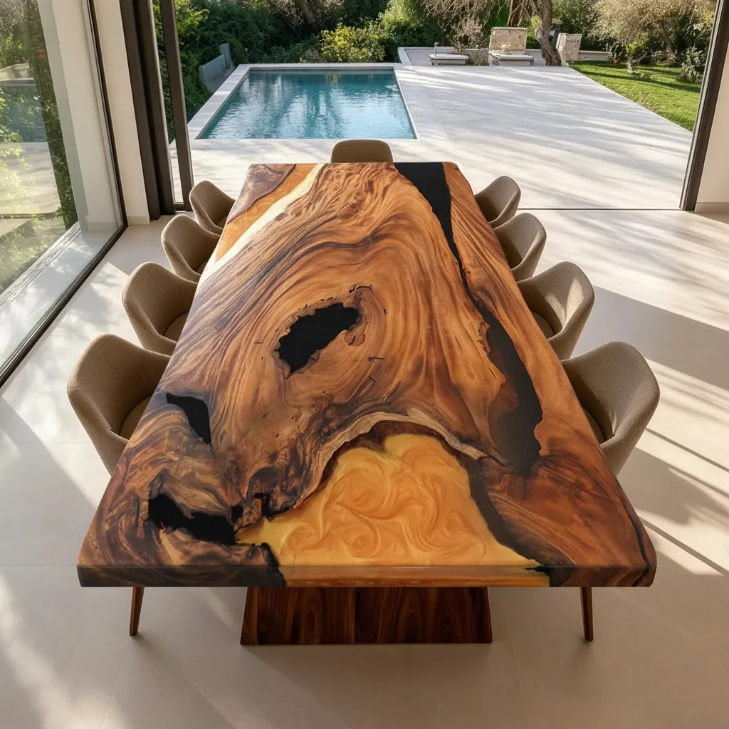 Scottsdale Golden Walnut Dining Table by Thomas Dawn