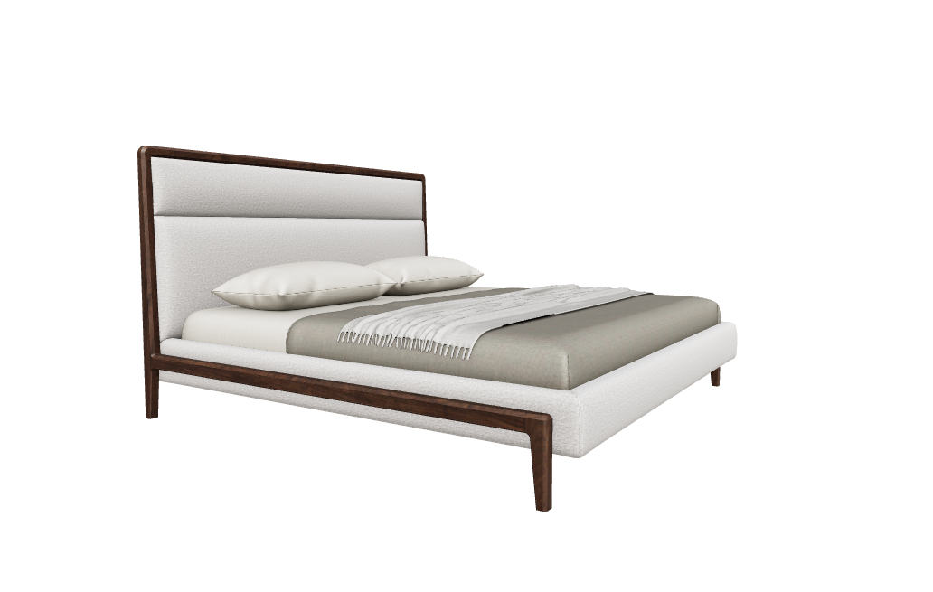 River Upholstered Bed Modern Beds Huppe