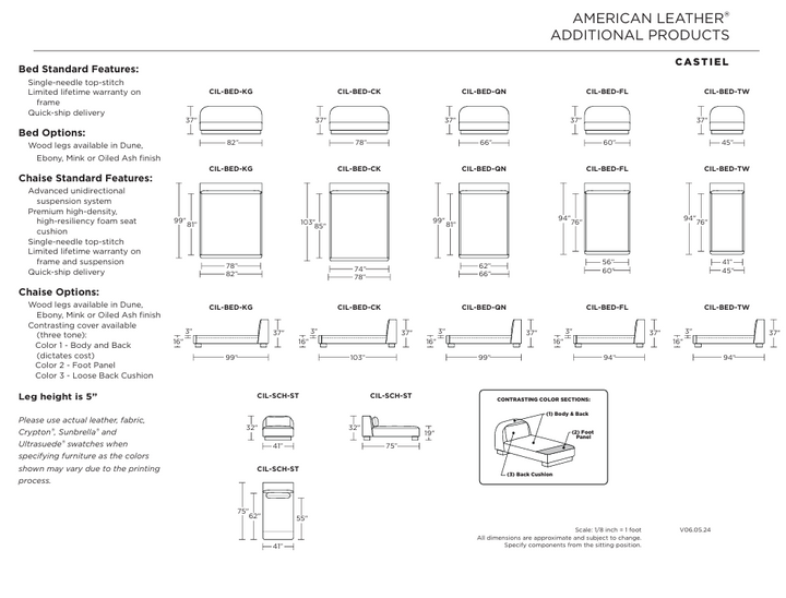 Castiel Bed Beds American Leather