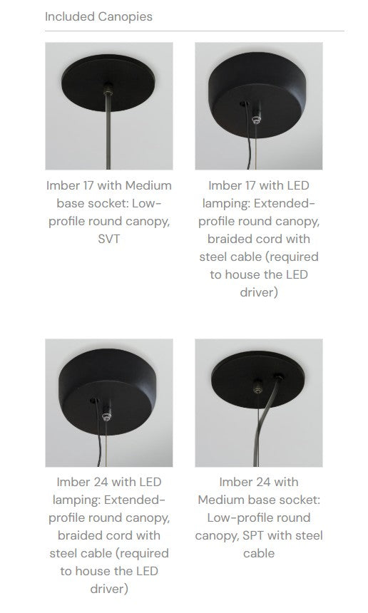 Imber Medium Base Pendant Pendants Cerno