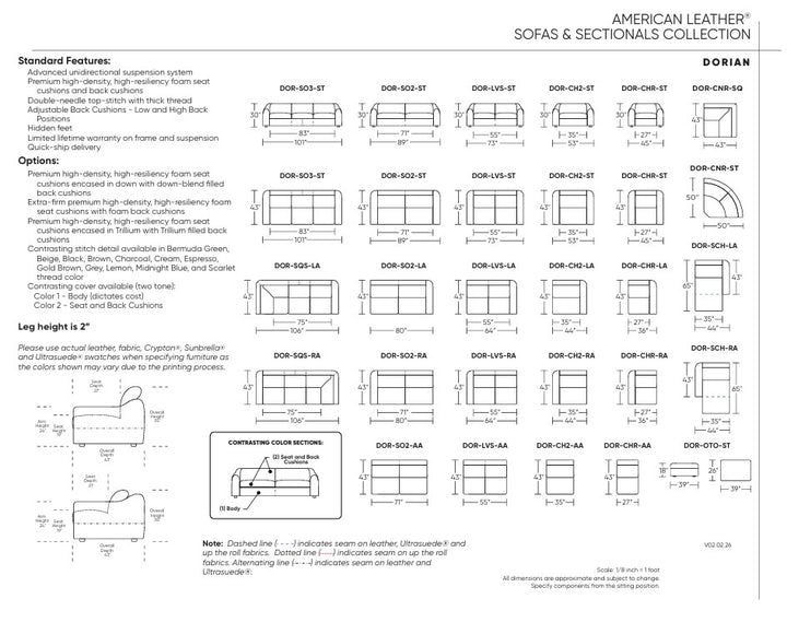 Dorian Sectional