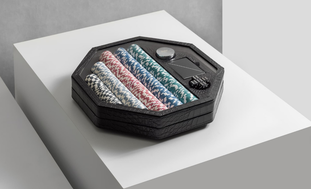 Impatia Precious Leather Poker Game Set Impatia