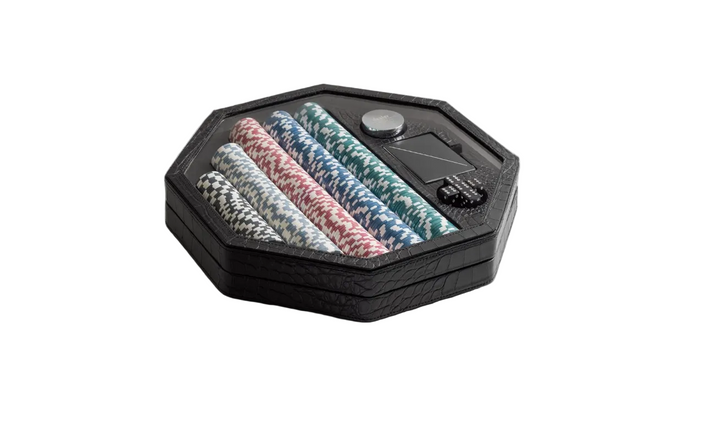 Impatia Precious Leather Poker Game Set Impatia