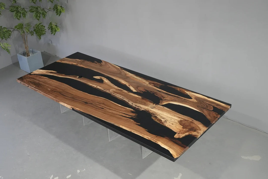 Black Walnut Power Conference Table by Thomas Dawn