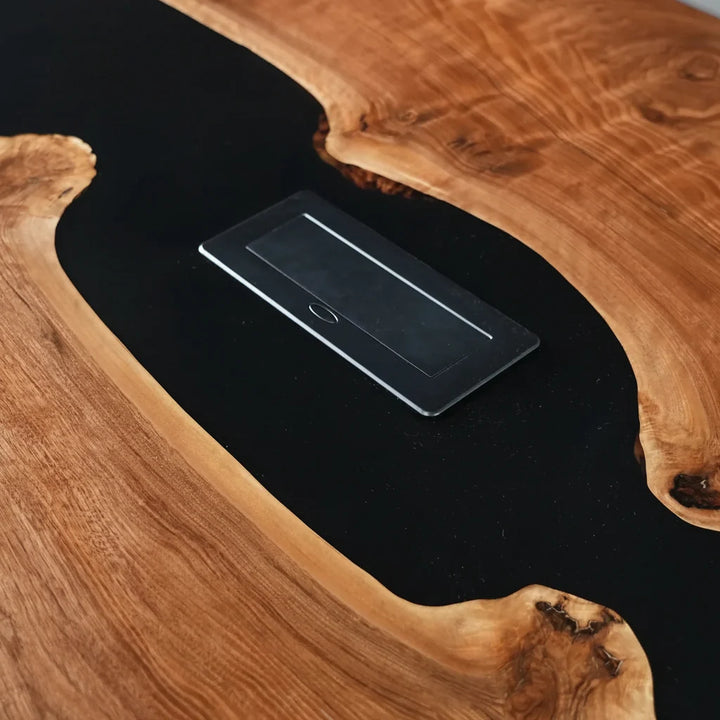 Minimalist Walnut Conference Table by Thomas Dawn