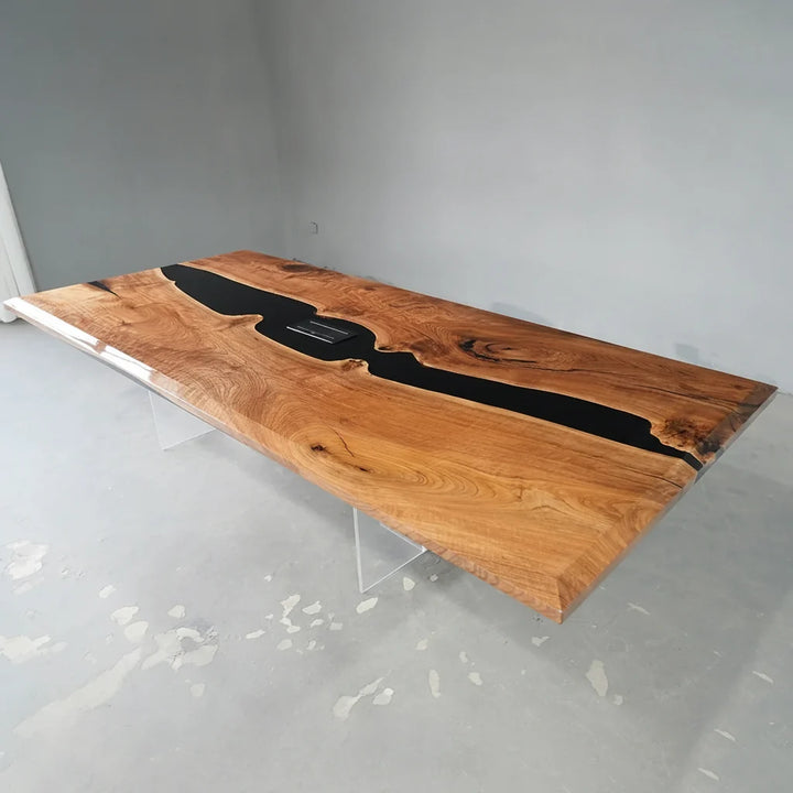 Minimalist Walnut Conference Table by Thomas Dawn