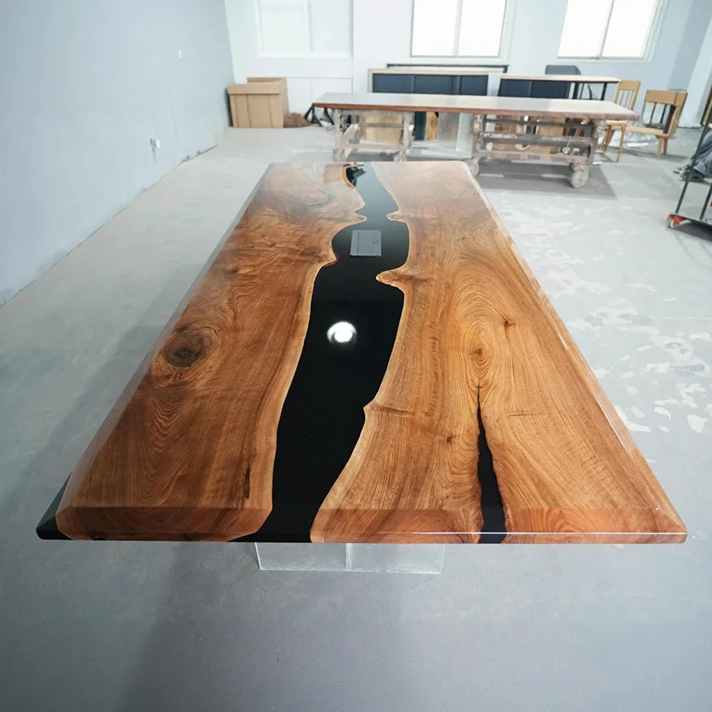 Minimalist Walnut Conference Table by Thomas Dawn