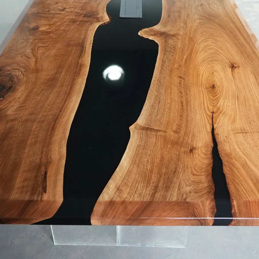 Minimalist Walnut Conference Table by Thomas Dawn