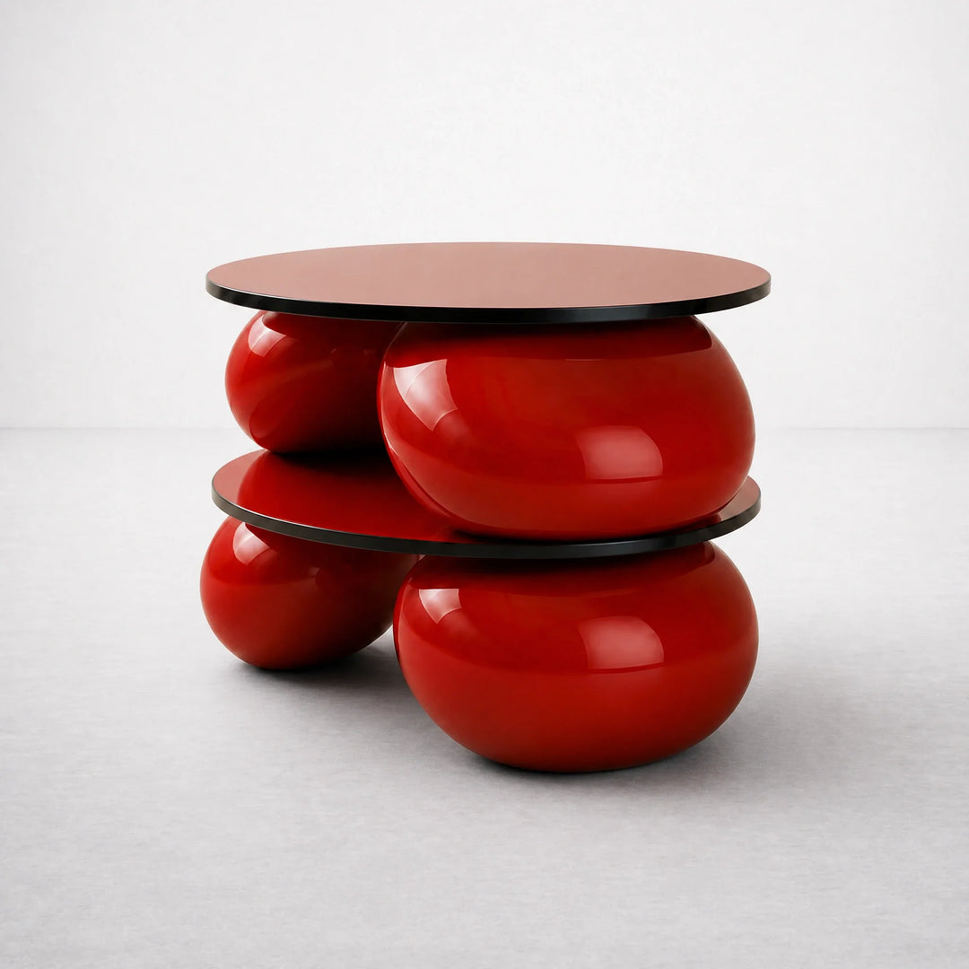 Bolla Rossa Side Table by Interior Moderna - view 6