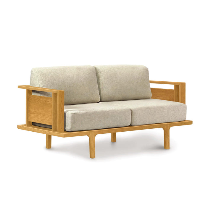 Sierra Loveseat with Wood Panel by Copeland Furniture