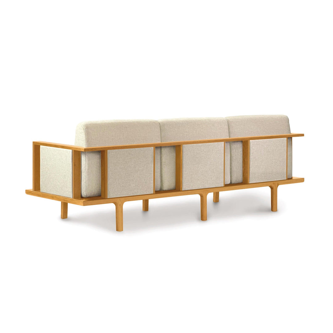 Sierra upholstered-panel sofa rear view