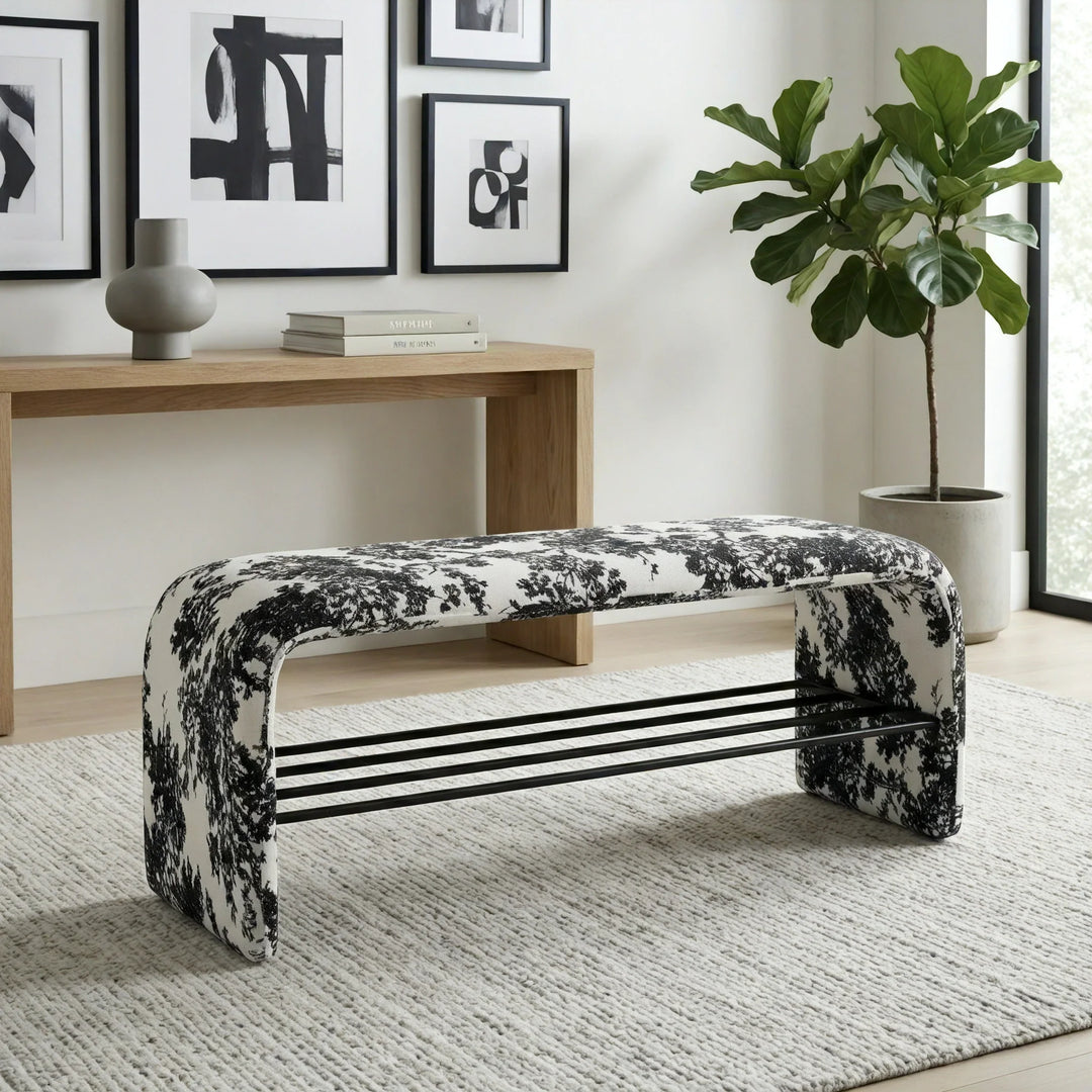 Sylvan Noir Entry Bench by Interior Moderna - view 10