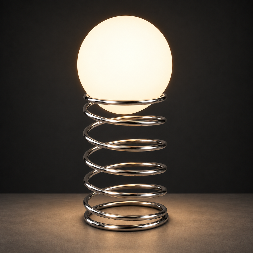 Spiral Spring Table Lamp by Interior Moderna - view 2