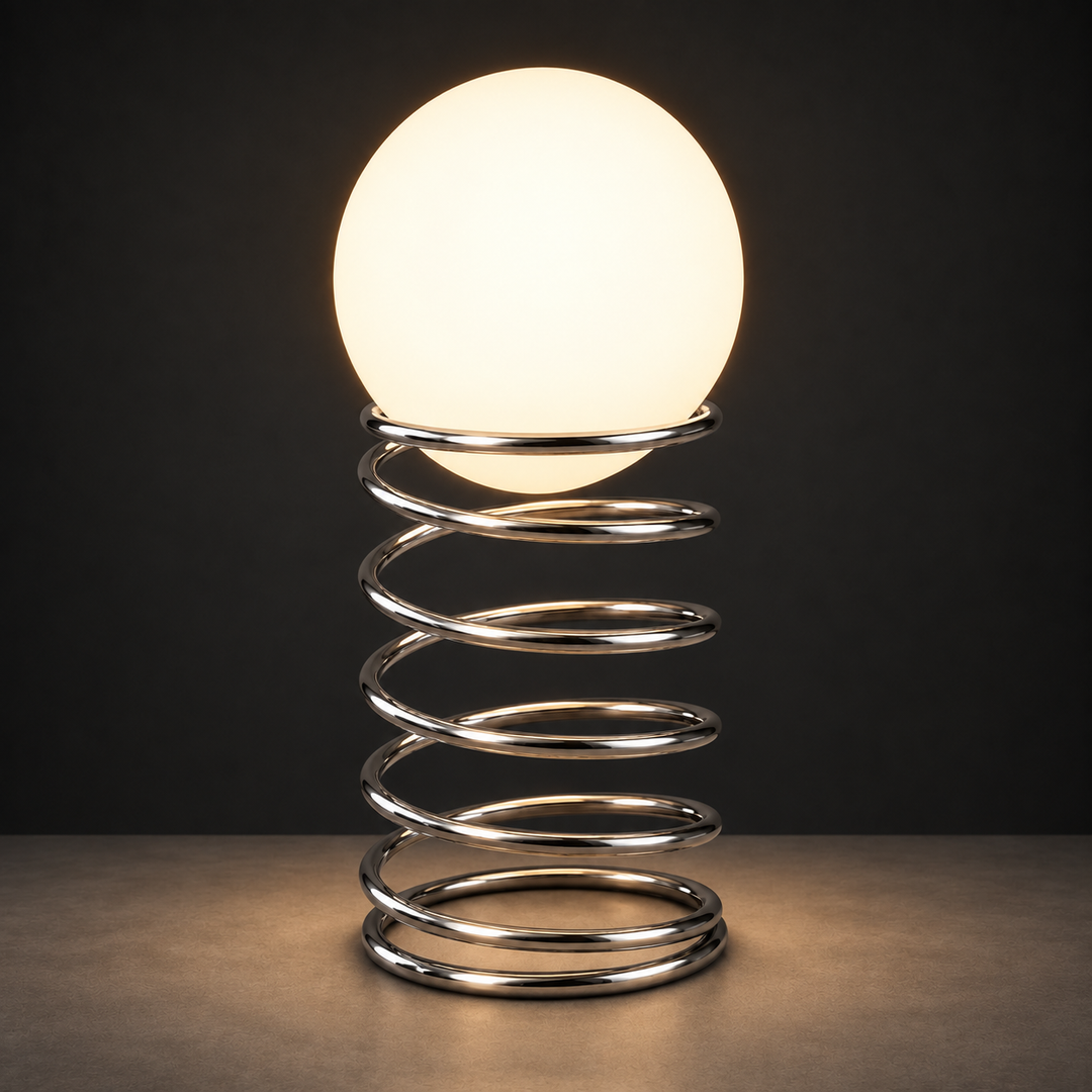 Spiral Spring Table Lamp by Interior Moderna - view 2