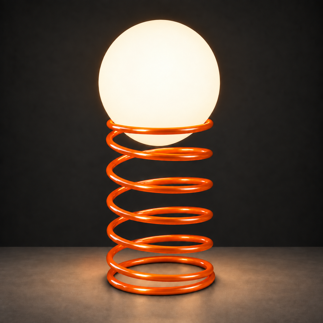 Spiral Spring Table Lamp by Interior Moderna - view 6