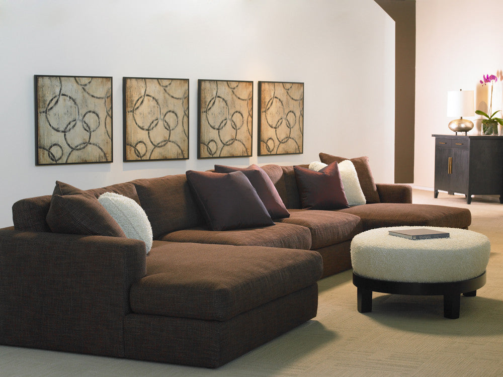 Steve family inspiration: larger double-chaise configuration, not included.