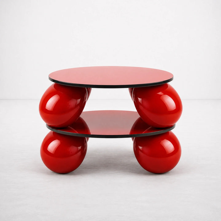 Bolla Rossa Side Table by Interior Moderna