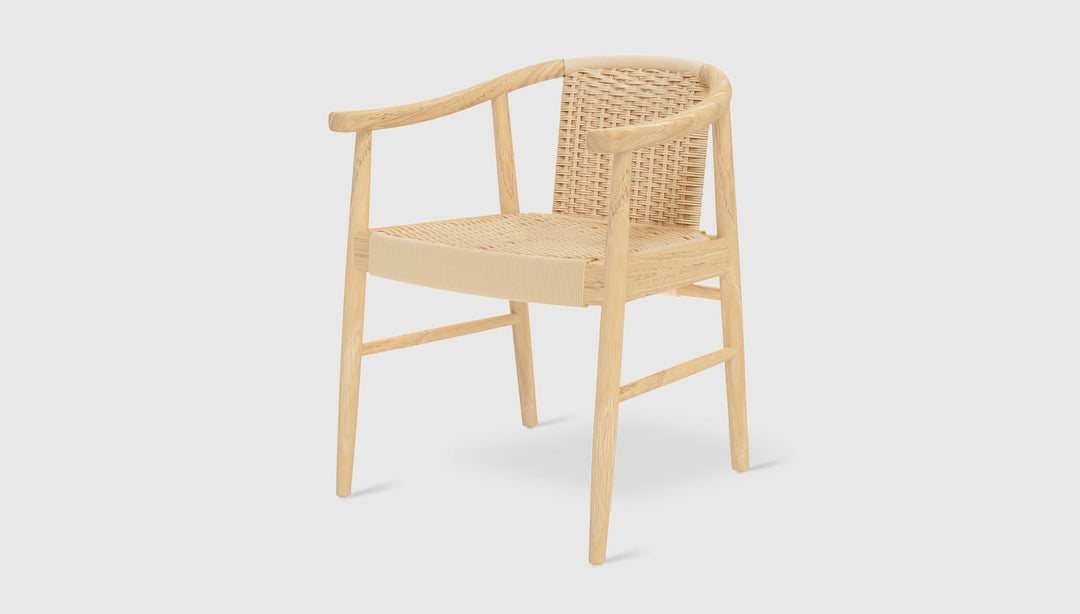 Strand Dining Chair by Gus Modern finish and detail view