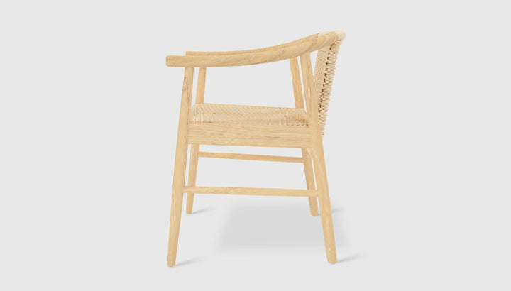 Strand Dining Chair by Gus Modern finish and detail view