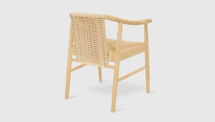 Strand Dining Chair by Gus Modern finish and detail view