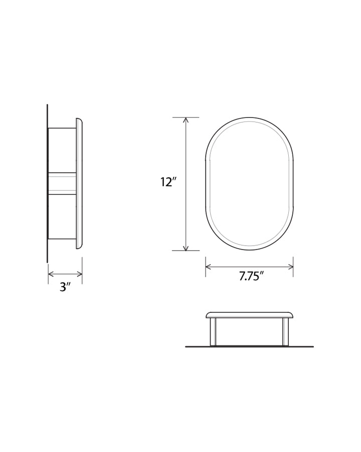 Tempus LED Sconce by Cerno
