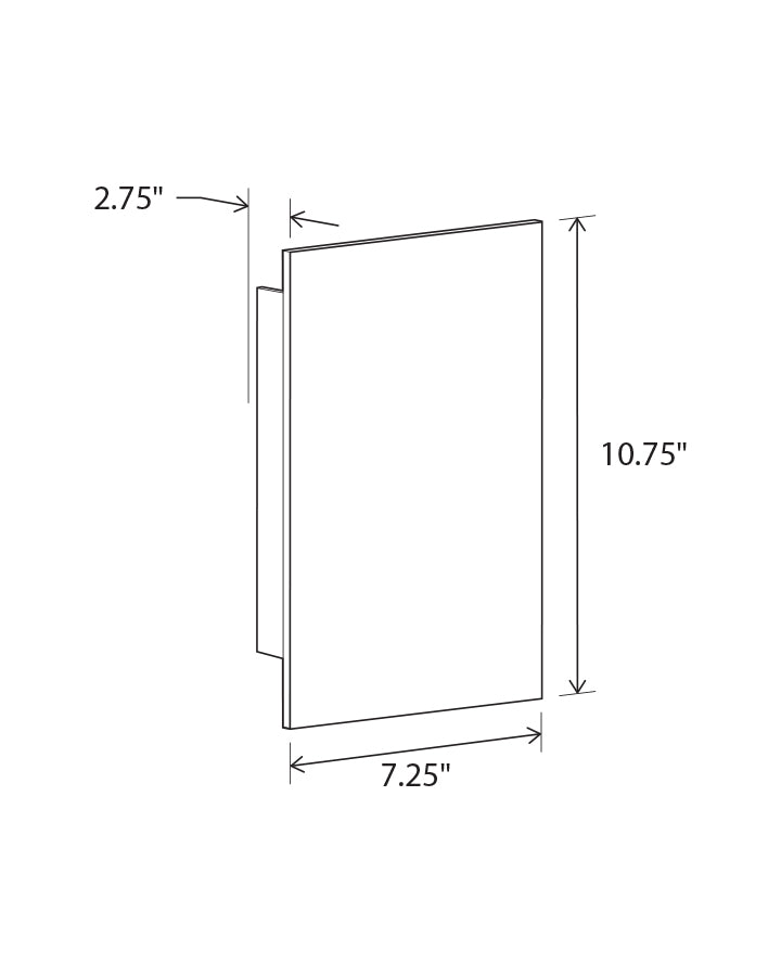 Tersus Outdoor Sconce by Cerno Outdoor Sconces Cerno