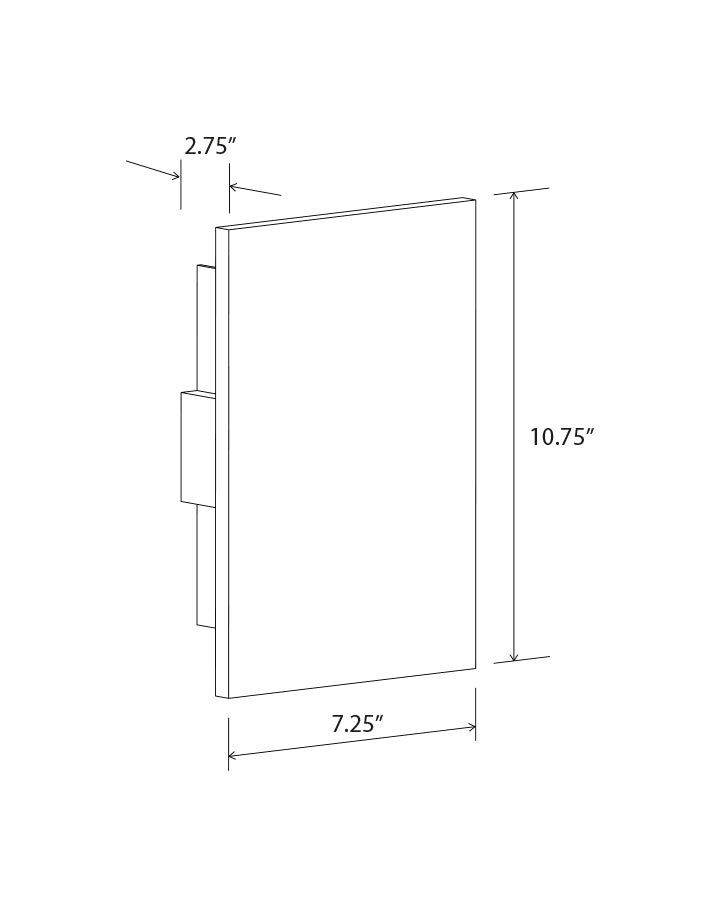 Tersus LED Sconce by Cerno