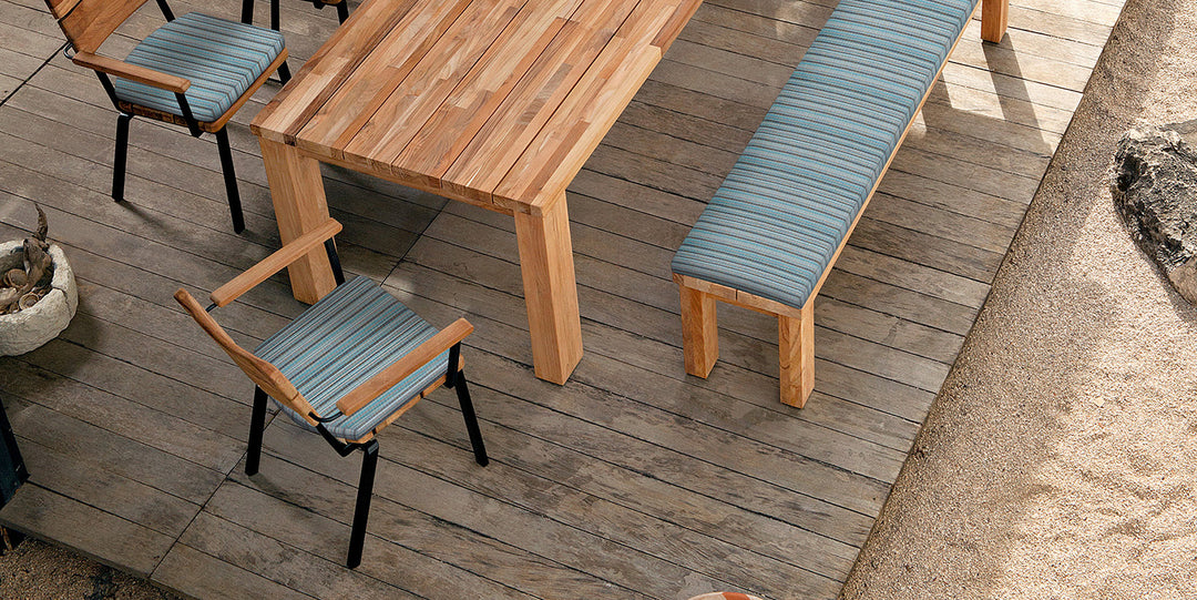 Titan High Dining Chair by Barlow Tyrie – Titan collection lifestyle