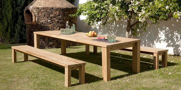 Titan Bench 200 by Barlow Tyrie – Titan collection lifestyle