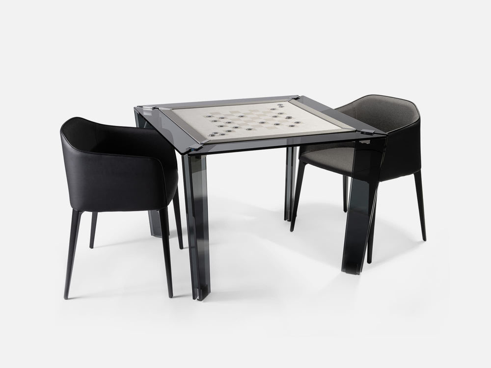 Tuttuno Dark Multi-Game Table by Impatia in a modern interior