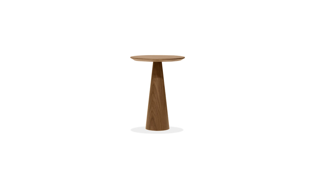 TOWER Natural Walnut tall end table