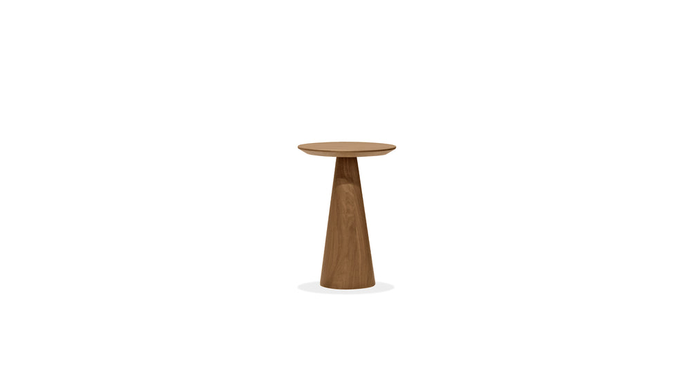 TOWER Natural Walnut medium end table