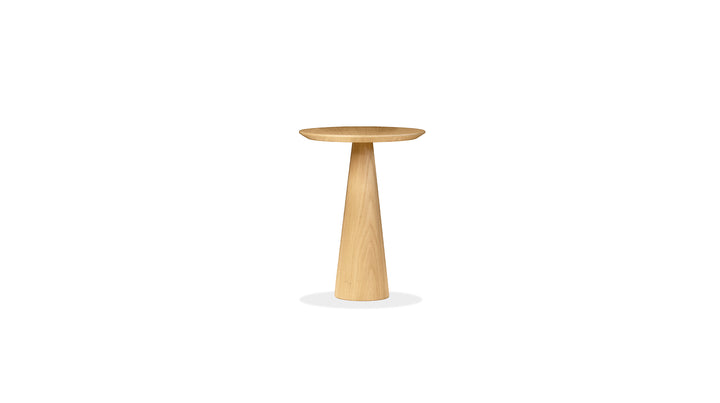 TOWER White Oak tall end table