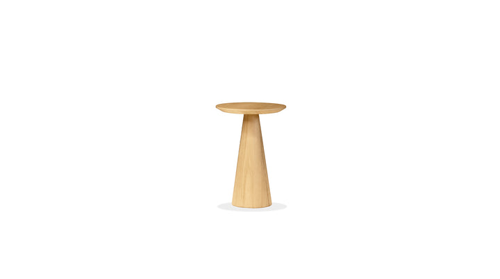 TOWER White Oak medium end table