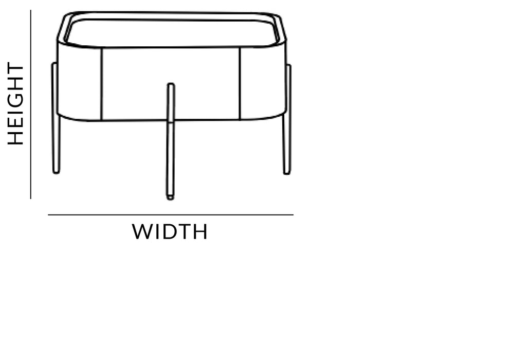Wave Night Table Colibri