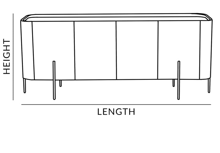 Wave XL Sideboard Colibri