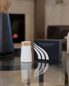 Concrete Safety Match Set — White