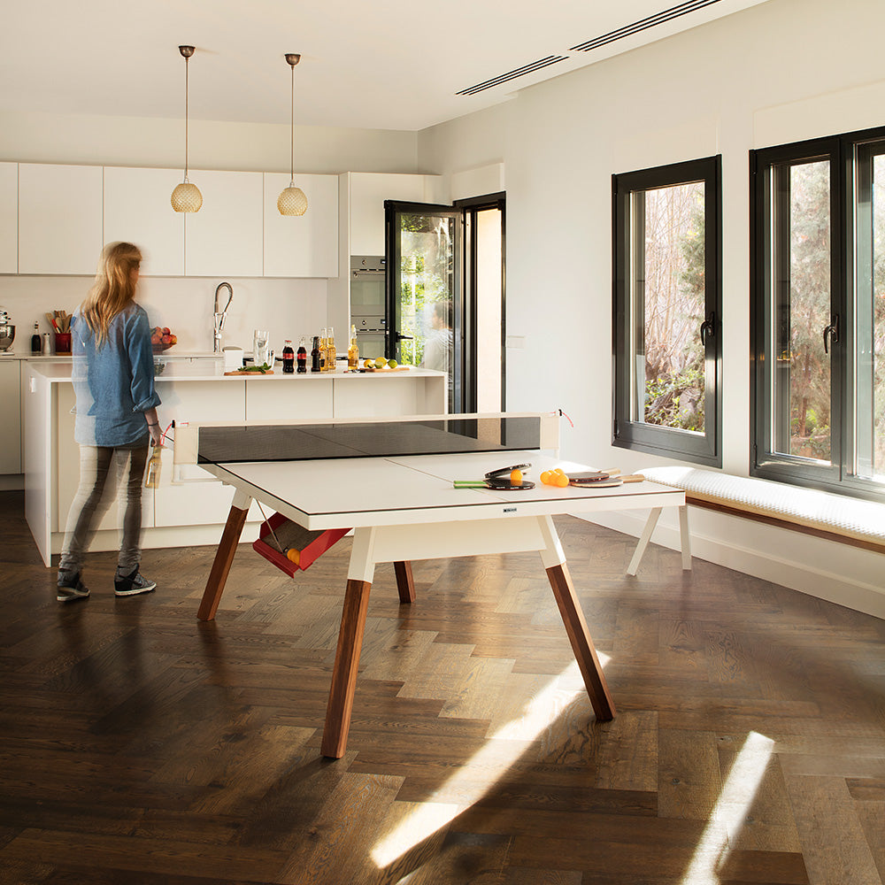 You and Me Indoor ping pong table lifestyle by RS Barcelona
