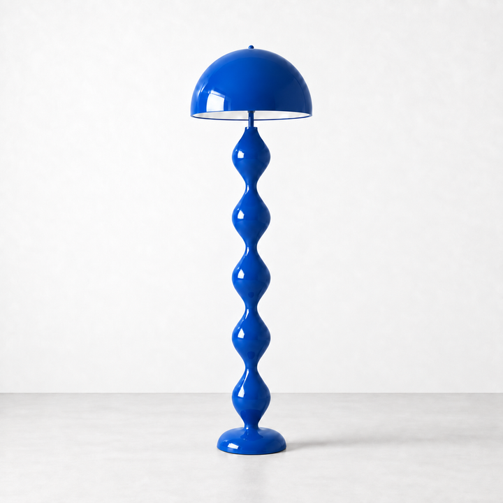 Zara Groove Floor Lamp | Blue by Interior Moderna - view 3