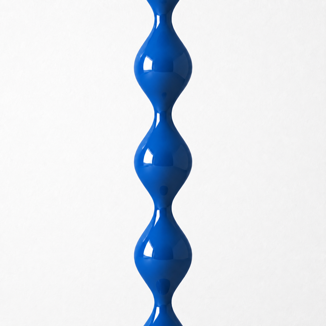 Zara Groove Floor Lamp | Blue by Interior Moderna