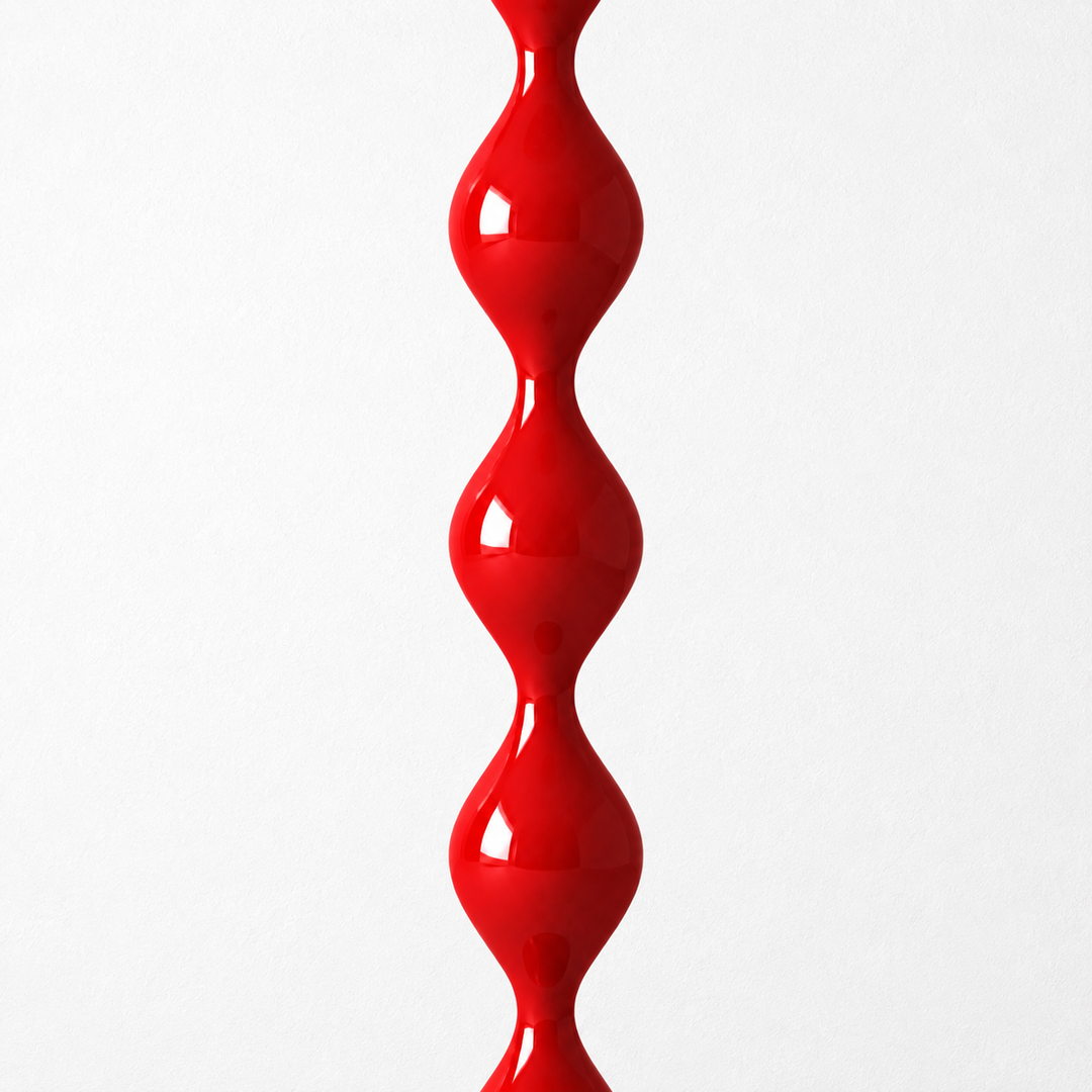 Zara Groove Floor Lamp | Red by Interior Moderna