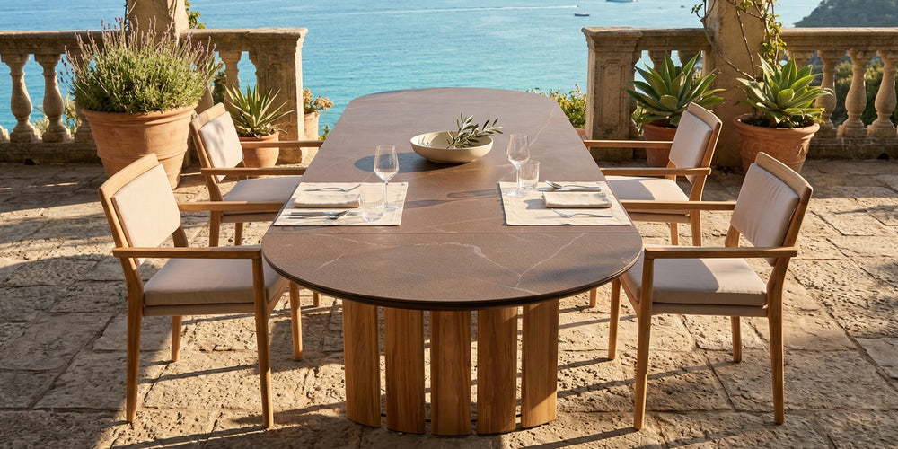 Zen 4m Table by Barlow Tyrie – Zen collection lifestyle