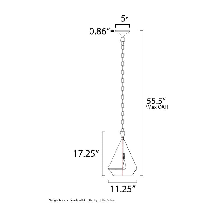 Giza 15 Pendant by Studio M Lighting – line drawing