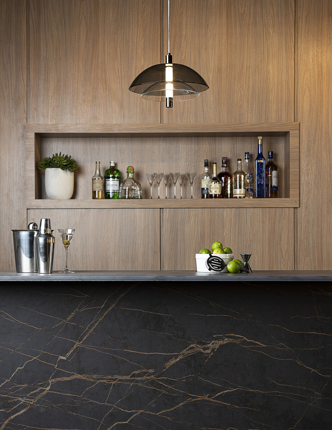 Arya Single Pendant - Clear by Studio M Lighting – lifestyle