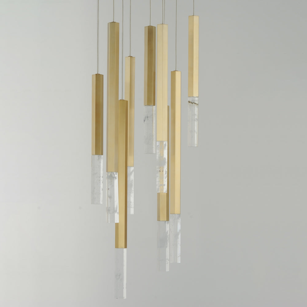 Diaphane LED 9-Light Pendant by Studio M Lighting – lifestyle