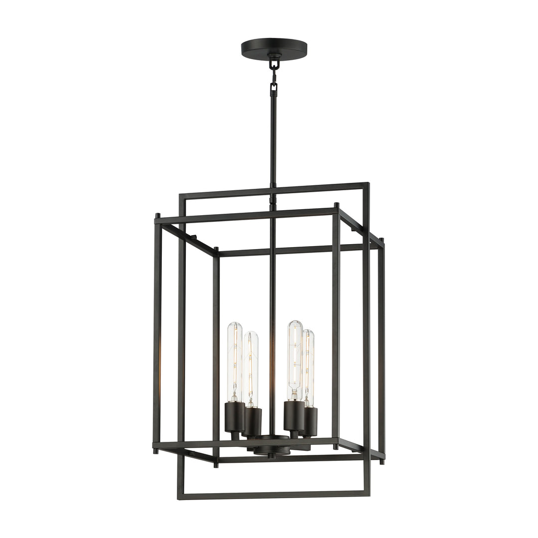 Gridline Large Pendant by Studio M Lighting in Black