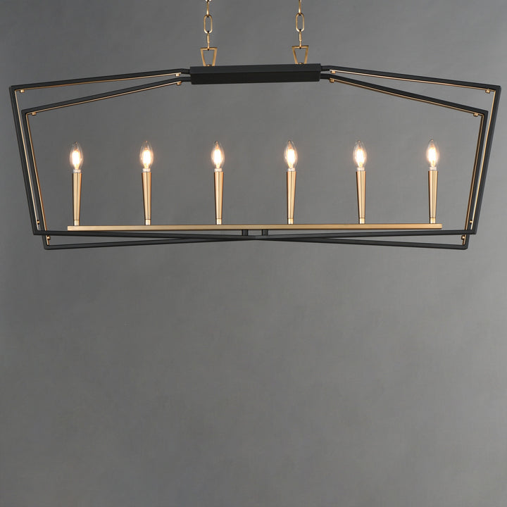 Melrose 6-Light Linear Pendant by Studio M Lighting – lifestyle