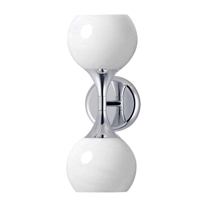 Neve 2-Light Wall Sconce by Studio M Lighting in Polished Chrome